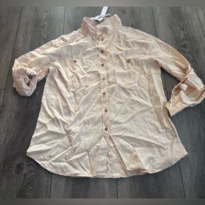 Sanctuary Cream Button-Up Shirt